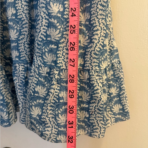 Hillhouse elizabeth nap dress trailing vine blue - Picture 2 of 5